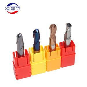 Single Flute Ball Nose End Mill <strong>Router</strong> <strong>Bits</strong> 45 55 60 65 HRC Carborundum <strong>CNC</strong> Round Nose Milling Cutter with Coating Metal Cutting - Product Image 6