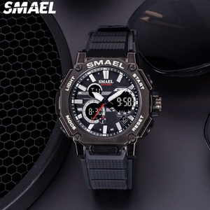 Reloj Deportivo Digital LED SMAEL 8047 para Hombre, Correa de Plástico, Resistente al Agua, Reloj de Cuarzo Digital de Moda para Hombre - Product Image 3