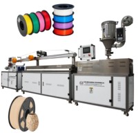 Machine de fabrication de filament d'impression 3D, ligne d'extrusion PETG PLA ABS
