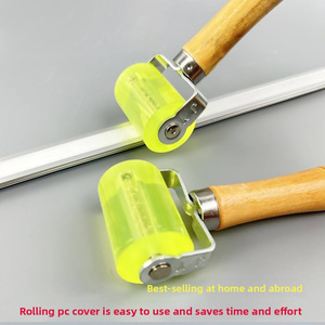 Rodillo de PVC con mango de madera para tiras LED COB/SMD, herramienta auxiliar universal para instalación - Product Image 6