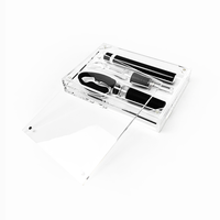 Boîte de présentation personnalisée en acrylique pour ouvre-bouteille, boîte de rangement transparente pour vin avec compartiments, idéale pour les étagères de présentation de bar à domicile