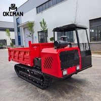 Nouveau véhicule de transport sur chenilles diesel OKEMAN 5 tonnes Euro 5, conduite à gauche, usage agricole/de construction, transmission manuelle, ultra haute performance
