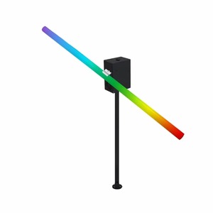 BOTAI-Barra giratoria de píxeles de 1m, iluminación LED dinámica RGBW de 60LED, <span class=keywords><strong>DMX</strong></span> inteligente para escenarios, eventos, DJ, blanco cálido, <span class=keywords><strong>PC</strong></span> de proyección - Product Image 1