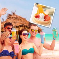 Silicone Usine nouvelle arrivée Outlet Été congelé presser magique faisant de la glace smoothie tasses slushy maker tasse