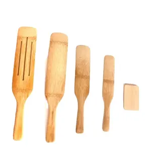 Экологичный кухонный набор из 5 деревянных лопаток акации