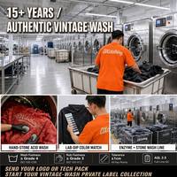Jeans Baggy Heritage Personnalisés 420GSM OEM ODM Marque Privée Faible MOQ Échantillon Rapide Remboursable Entièrement Personnalisable Streetwear pour Marques