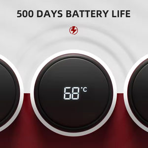 Geïsoleerde thermosfles van roestvrij staal met slimme LED-temperatuurweergave en metalen behuizing - Product Image 2