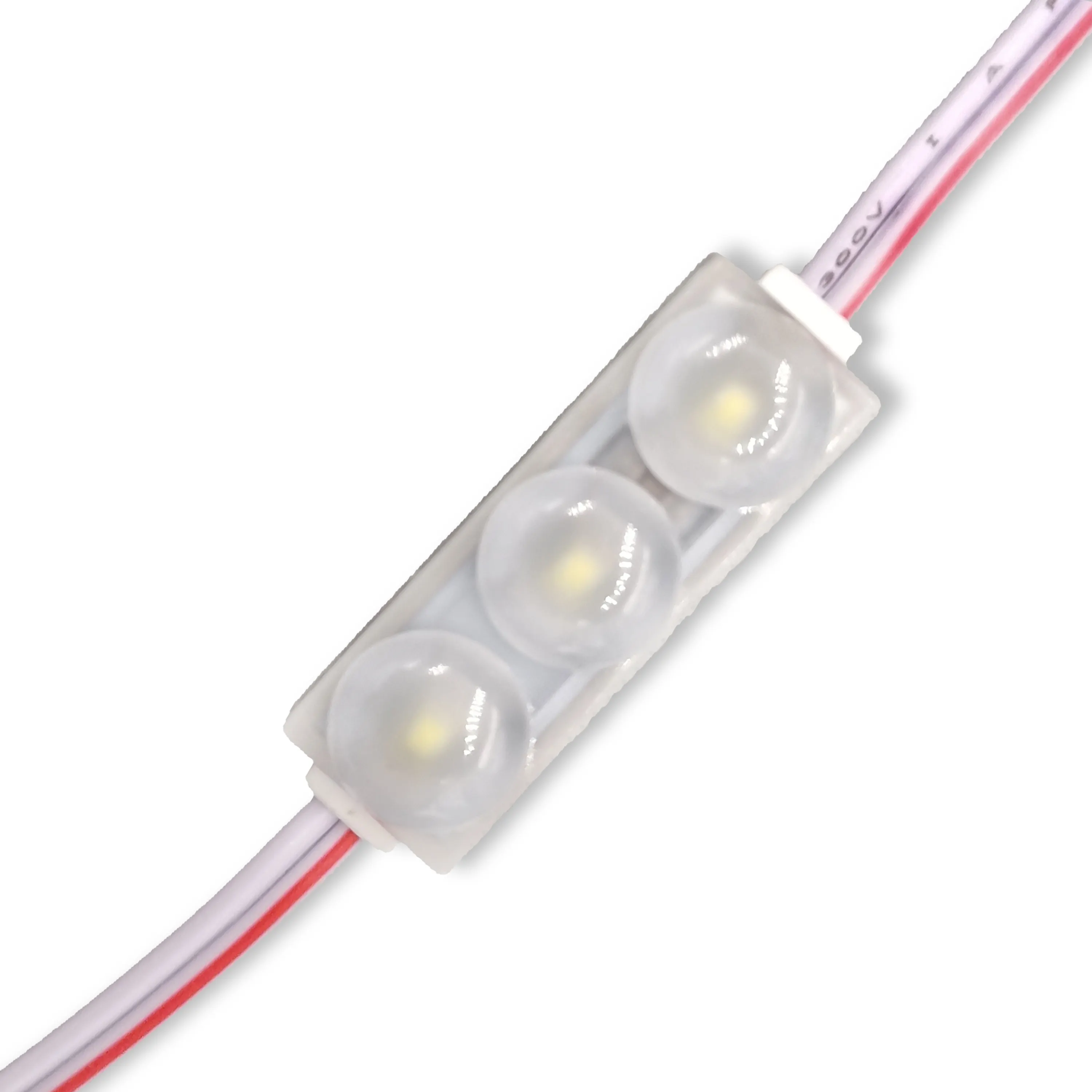 2807 étanche 3 led 0.48w blanc chaud 6000k smd 2835 lentille eultra petit 12v mini led module