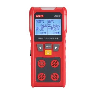 Analizador de Gases Portátil UNI-T UT334D, Detector de Seguridad para Interiores, Detecta Oxígeno, CO, Sulfuro y Gases Combustibles - Product Image 3