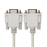 Cable Serial/RS232 DB9 de 9 Pines Macho a Macho de PVC para Proyector, Cámara, Micrófono, Altavoz, HDTV, Monitor de Computadora, Teléfono