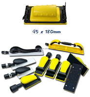 EVERTOOL Bloque de lijado manual industrial de uretano 95x180mm con mango para paneles de yeso y carrocerías de automóviles