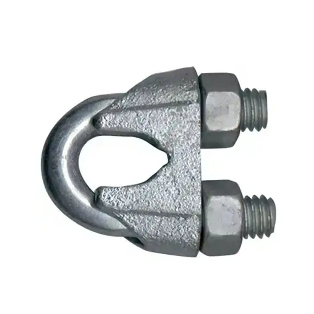 U Bolt Malleable Iron For 7/8 inch Wire Rope 20 inch Rope Turn Back