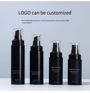 Matte Đen 4oz 100ml 150ml 200ml Chai nhựa PET rỗng phun bơm kem lotion Mist Spray Chai cho sản phẩm làm đẹp - Product Image 5