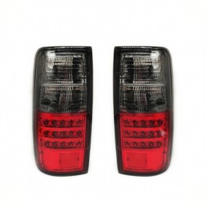 Rear LED Tail <b>Light</b> for Toyota LC80 FJ80 90-02 <b>Projector</b> Black Housing Clear Lens Assembly Pair Set - Product Image 5