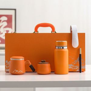 Regalos Promocionales IStapromo, Juego de Regalos Corporativos de Lujo Personalizados para Clientes, Cuaderno, Taza de Té de Cerámica, Aparato para la Columna Cervical - Product Image 5