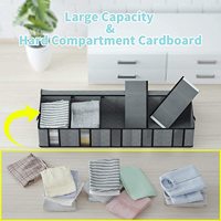 Boîte de rangement de lit pliable en 2 pièces, cloison amovible, vêtements, chaussures, literie, housse en tissu, écologique, non tissé, armoire