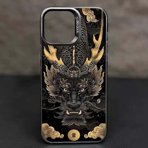 Drago nero modello di stampa Laser rigida PC TPU custodia per telefono cellulare per <span class=keywords><strong>Iphone</strong></span> X Xr Xs Max 11 <span class=keywords><strong>12</strong></span> 13 14 15 16 Pro Max 17 aria - Product Image 5