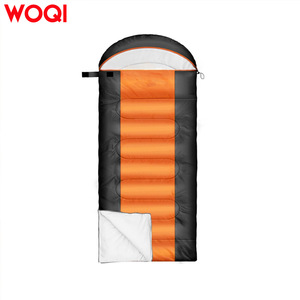 Sac de couchage Woqi Mummy 3 kg, polyester imperméable, randonnée et camping en plein air pour adultes, orange, personnalisable - Product Image 5