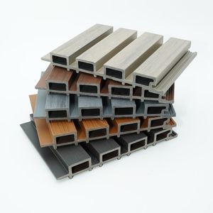 <span class=keywords><strong>Panel</strong></span> de Pared Exterior Impermeable y Ecológico de Plástico para Hoteles y Villas con Diseño Moderno y Textura de Madera - Product Image 6