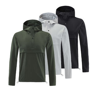 Nouveau design, vêtements <span class=keywords><strong>de</strong></span> plein air, randonnée, cyclisme en montagne, logo personnalisé, chemises pour hommes, veste à capuche coupe-vent, manteau avec fermeture éclair - Product Image 4