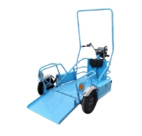 Scooter de Movilidad con Carrocería Abierta en Oferta, Triciclo Eléctrico Plegable de 60v 650W, Conveniente y sin Barreras para Usuarios con Movilidad Limitada