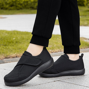 Walking <b>Shoes</b> Mesh Round Toe Hook Loop Anti Slip Breathable Cushioned Light Weight All Seasons Outdoor Comfort <b>Shoes</b> For - Product Image 1