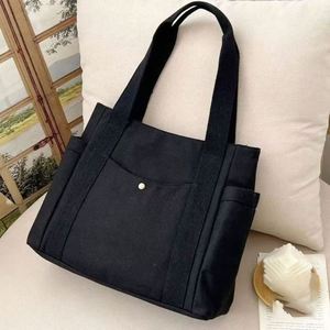 <b>Large</b> Capacity Fashionable <b>Canvas</b> Tote <b>Bags</b> for Work & Commuting Stylish Carrying Shopping <b>Bags</b> - Product Image 3