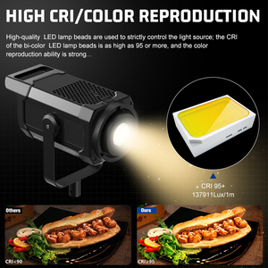 Lumière d'appoint <span class=keywords><strong>TikTok</strong></span> OEM ODM à commande par application, type U, 300W, professionnelle, à température de couleur réglable, pour vidéo et photographie - Product Image 6