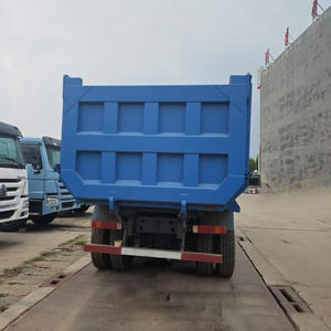 Couleur bleue Sinotruk Howo 371Hp 6X4 10 roues chargement 40 tonnes camion à benne basculante Hualing camion basculant <span class=keywords><strong>U</strong></span> forme Cargo Box benne à vendre - Product Image 2