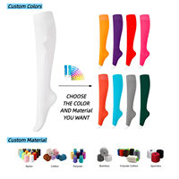 Chaussettes de sport en jacquard personnalisées avec logo, chaussettes athlétiques en coton blanc imprimées pour hommes et femmes, vente en gros