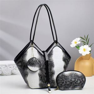 Conjunto de Bolsos de Mano de PU de Alta Calidad, Bolsos de Cuero de Gran Capacidad, Juego de 3 Piezas - Product Image 5