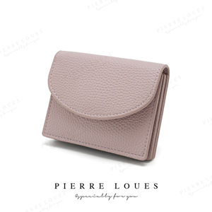 Pierre Loues Mini <b>Coin</b> <b>Purse</b> Solid Color Waterproof Women's Everyday Wallet Short Size - Product Image 4