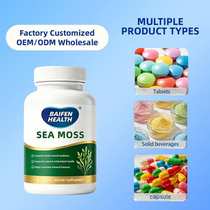 Cápsulas de Musgo Marino de Marca Privada OEM/ODM, Antioxidante Natural, Equilibrio Mineral, Cápsulas Duras de Musgo Marino Irlandés de Alta Potencia Diaria - Product Image 1