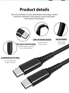 Téléphone USB Kabel PD 30W 20W Charge rapide 3A USB C à C Câble pour IPhone15 Pro Max Typce C Câble pour <span class=keywords><strong>iPhone</strong></span> 15 - Product Image 3