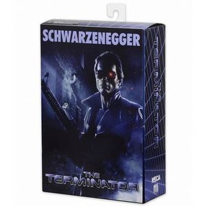 NECA Terminator T800 Arnold Schwarzenegger Edizione Polizia, Action Figure da 7 Pollici, Modellino - Product Image 1