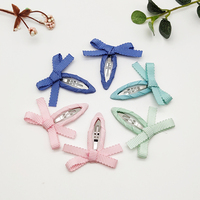 Pince à cheveux personnalisable pour enfants Song May – Design élégant papillon, nœud canard, ruban multicolore, idéal pour les fêtes sur mesure