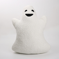 Oreiller en peluche fantôme drôle jouet Kawaii démon poupée diable fantôme noël Halloween cadeau décor coussin oreiller