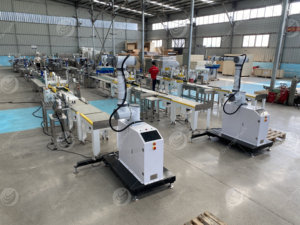 Machine d'emballage de cartons de cosmétiques et de produits alimentaires entièrement automatique à grande vitesse avec plateau, machine de collage et de scellage de cartons - Product Image 5