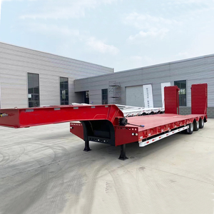 Remorque surbaissée 3 essieux 70 tonnes Remorque Lowboy Rgn - Product Image 2