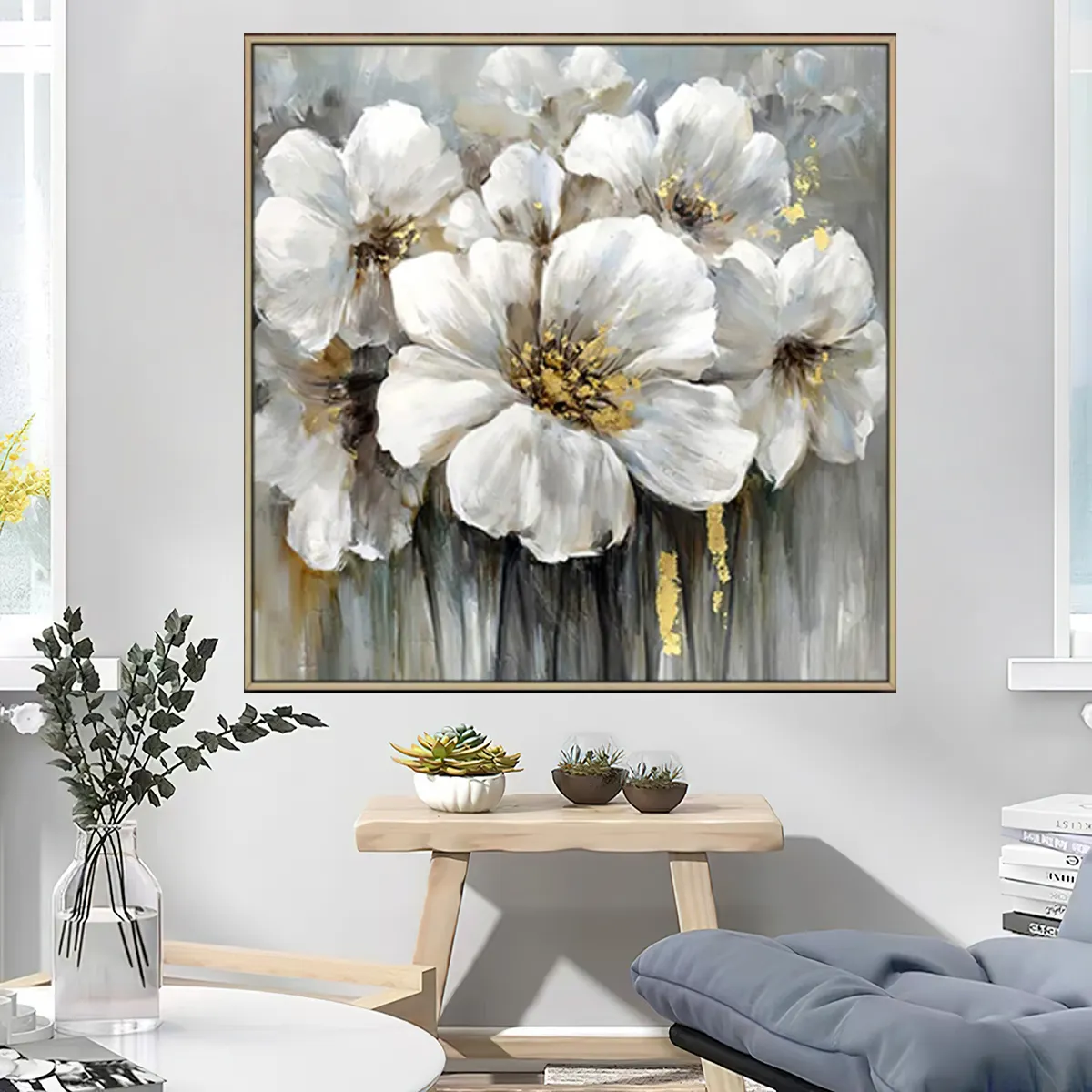 Personalização Europeu Clássico Cor Decorativa Flores Pintura Pintura A óleo Na Tela