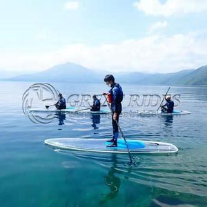 Superventas 10.6ft Transparente Stand Up Clear Bottom <span class=keywords><strong>Paddle</strong></span> Sup Board Tabla de surf en el mar - Product Image 6