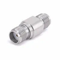 Adaptador RF SMA-SSMA-KKS, Conector Coaxial RF de 50 Ohmios, Conector de Microondas de Precisión, OEM ODM Personalizado