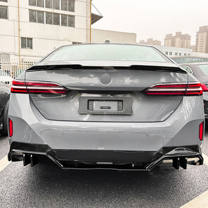 Bmw Série 5 G60 G68 2024 Spoiler arrière en fibre de carbone, texture carbone, matériau ABS, noir piano - Product Image 2