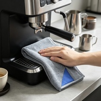 Outil de barista, serviettes en microfibre pour barista, chiffon de nettoyage pour machine à café