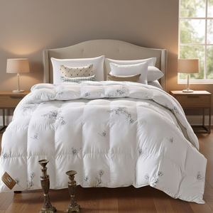 الجملة مخصص لينة فندق السرير لحاف لحاف من الصوف 100% ميرينو الصوف لحاف لحاف قماشي من القطن - Product Image 4