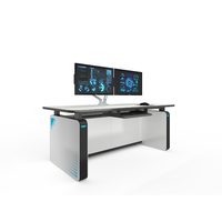 Kesino console haut de gamme poste de travail système intégré console de commande 911 table de console de salle de contrôle de sécurité