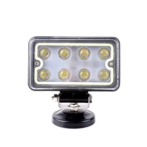 Mini barra de luz faros de motocicleta 19W Punto de conducción multicolor luz antiniebla todoterreno luz de trabajo LED