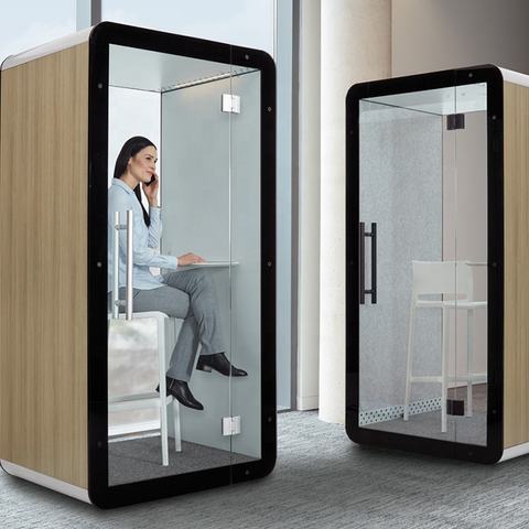 2022 Hot Sale Modern Work Environment Furniture  for Private Space Kiosk Telephone Booth