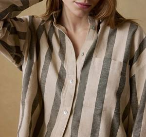 Camisa Informal Sencilla y Transpirable de Poliéster/Algodón con Rayas Pine Bay - Product Image 5