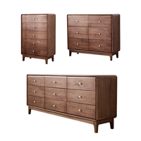 Système de commodes en bois massif pour toute la maison, chambre et salon modernes, 5 à 9 tiroirs, écologique, durable, service de mise en plan professionnel
